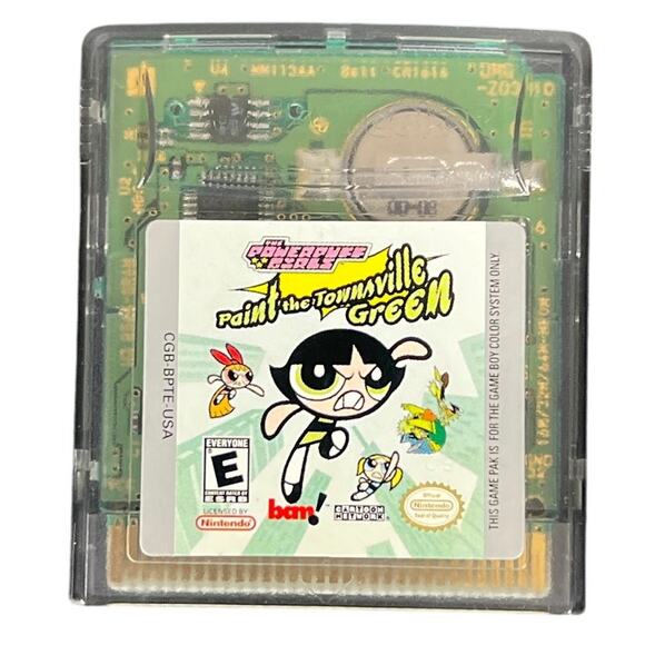 Powerpuff Girls: Paint the Townsville Green Nintendo Gameboy Color *Untested* - Picture 1 of 4